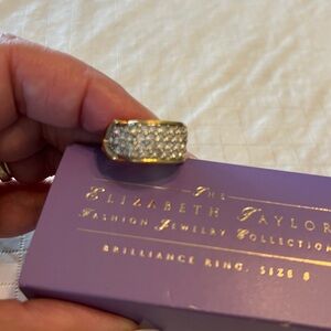 Elizabeth Taylor Fashion Jewelry Collection. 1994 Brilliance Ring - size 8